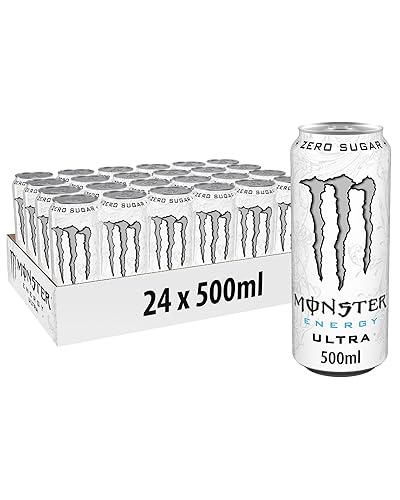 Monster Energy Ultra White - 500ml 6 x 4 Pack - Ultra White - 500 ml (Pack of 24)