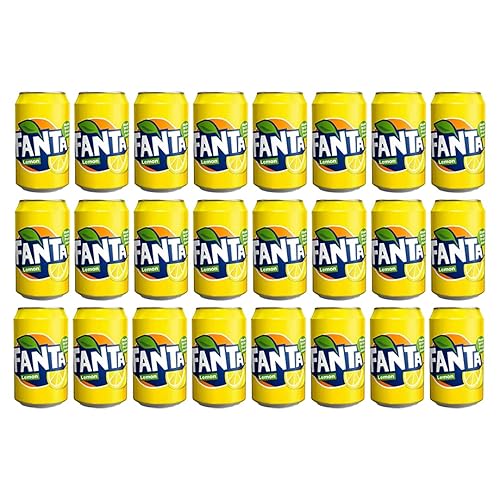 Fanta Lemon Cans - 24x330ml - lemon - 330 ml (Pack of 24)
