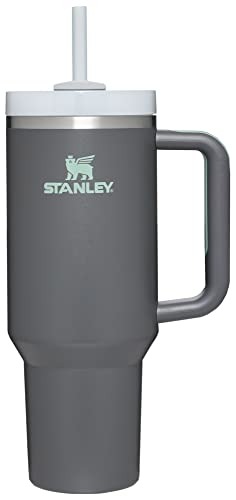 Stanley Quencher H2.0 FlowState Stainless Steel Vacuum Insulated Tumbler with Lid and Straw for Water, Iced Tea or Coffee, Smoothie and More - 40oz - Charcoal
