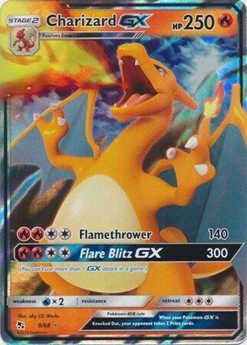 Charizard GX - 9/68 - Pokemon Hidden Fates Sun & Moon Ultra Rare Card NM  | eBay