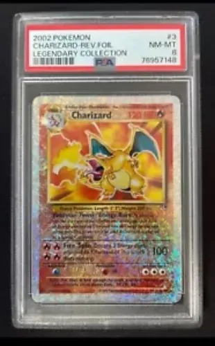 2002 POKEMON LEGENDARY COLLECTION CHARIZARD-REVERSE FOIL