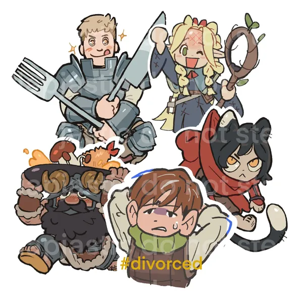 Dungeon Meshi Stickers (FULL SET)