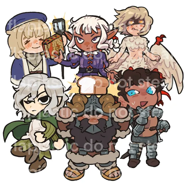MORE Dungeon Meshi Stickers (FULL SET)