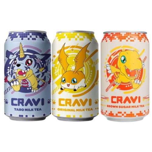 Cravi Limited Edition Digimon Milk Tea Collection | Default Title