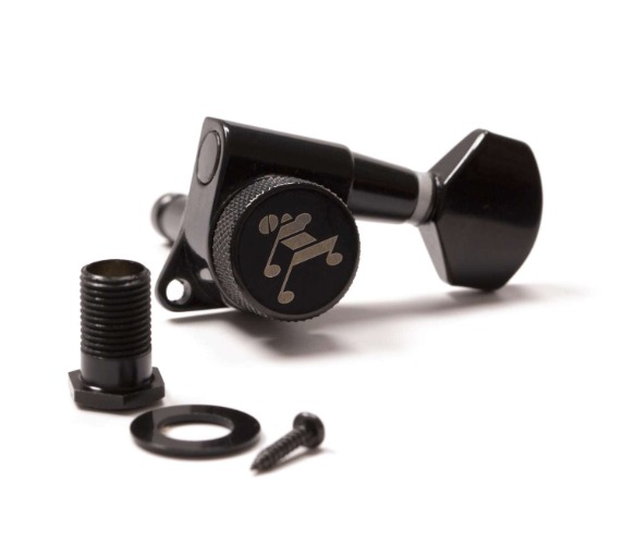 Tone Ninja Black 4x3 Locking Tuners