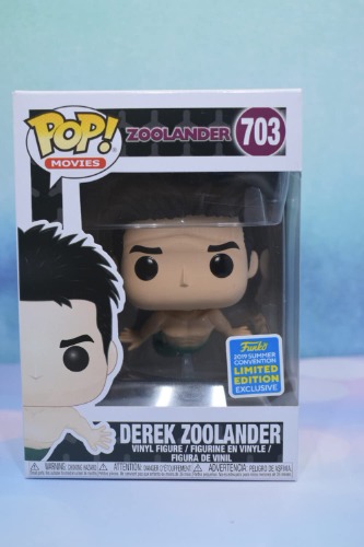 Zoolander Pop! Movies Merman Derek 2019 SDCC Exclusive Vinyl Figure