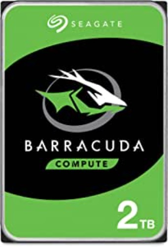 Seagate BarraCuda 2TB Internal Hard Drive HDD – 3.5 Inch SATA 6Gb/s 7200 RPM 256MB Cache – Frustration Free Packaging (ST2000DM008/ST2000DMZ08) - 2TB HDD