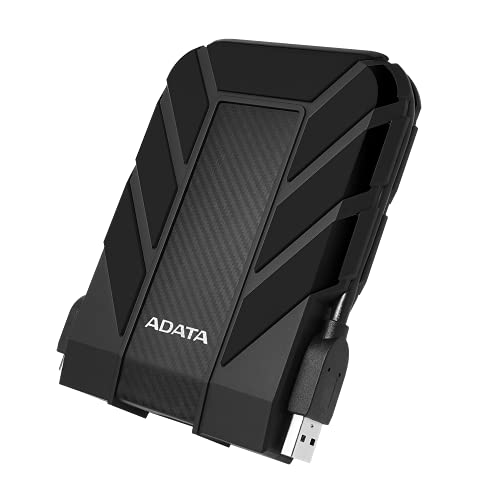ADATA HD710 Pro 4TB USB 3.1 IP68 Waterproof/Shockproof/Dustproof Ruggedized External Hard Drive, Black (AHD710P-4TU31-CBK) - 4 TB - BLACK PRO