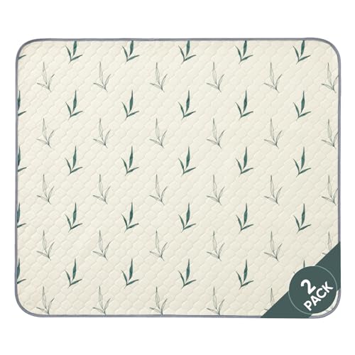 Washable Pee Pads for Dogs, 2 Pack 36"x41" 