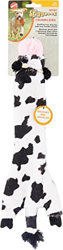 Ethical Pets Skinneeez Crinklers Cow Dog Toy, 14-Inch
