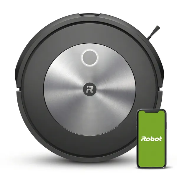 iRobot® Roomba® j7 (7150) Wi-Fi® Connected Robot Vacuum - Identifies and avoids obstacles like pet waste & cords, Smart Mapping, Works with Alexa, Ideal for Pet Hair, Carpets, Hard Floors - j7 w/ Visual Navigation & Obstacle Avoidance