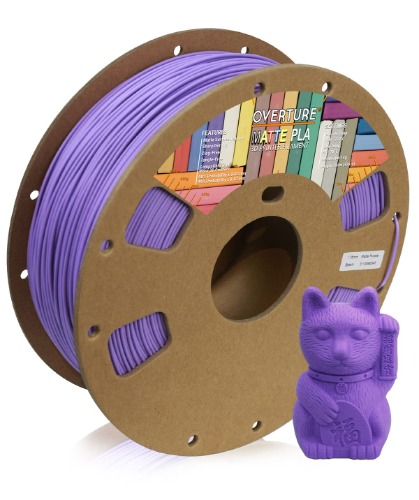 OVERTURE PLA Matte Filament 1.75mm - Matte Purple