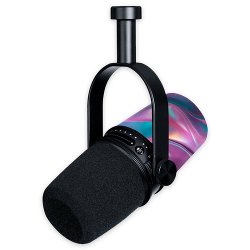 Iridescent Waves Shure MV7 Microphone Skin