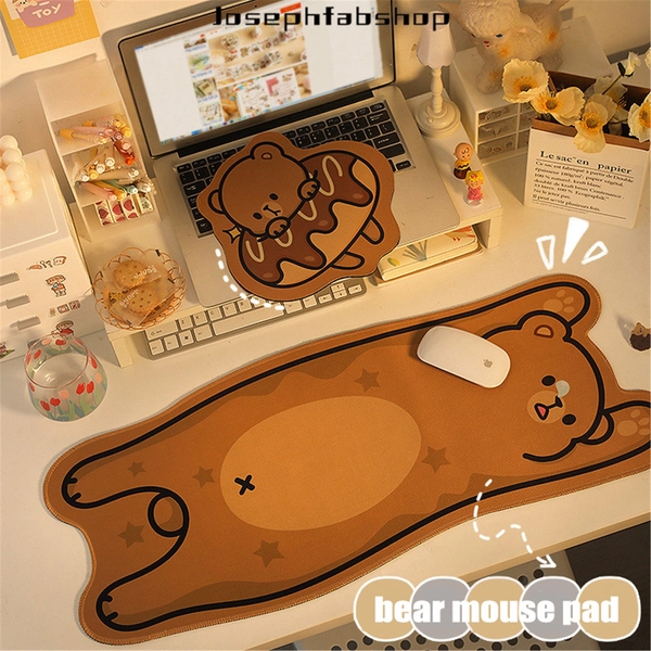 Cute Brown Bear Mouse Pad