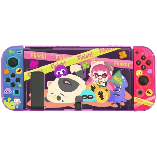 Kawaii Splatoon Switch OLED Case Kickstand Compatible Splatoon Switch Case Cover - Switch