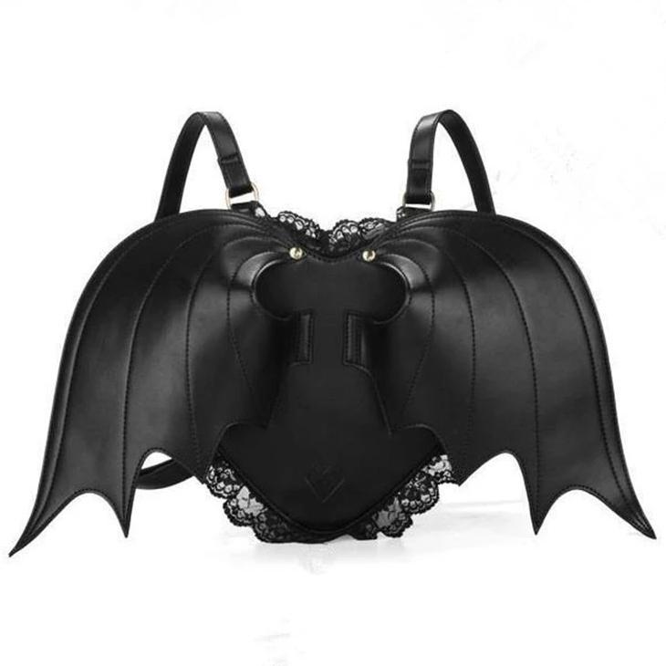 Girl's Backpack with Bat Design