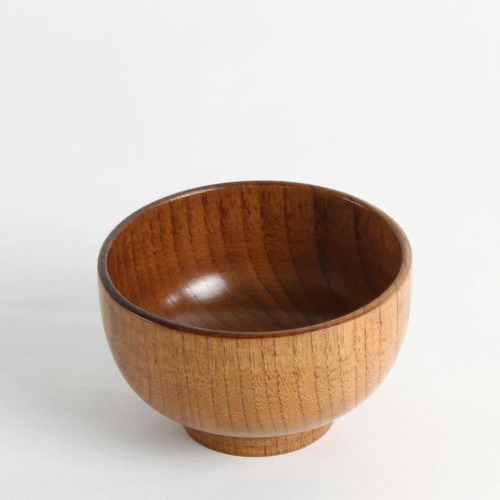 Japanese Style Wooden Bowl - 300ml (11x6.9cm)
