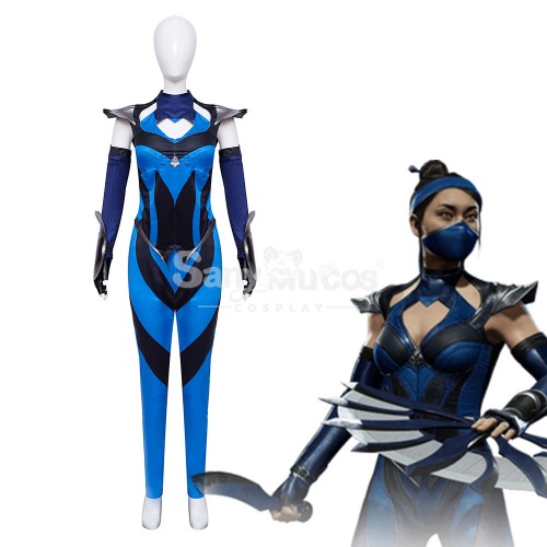 【In Stock】Game Mortal Kombat 11 Cosplay Kitana Cosplay Costume - M