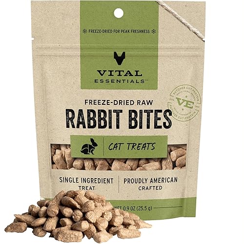 Scooby Snacks / Vital Essentials Cat Treats, Rabbit Bites