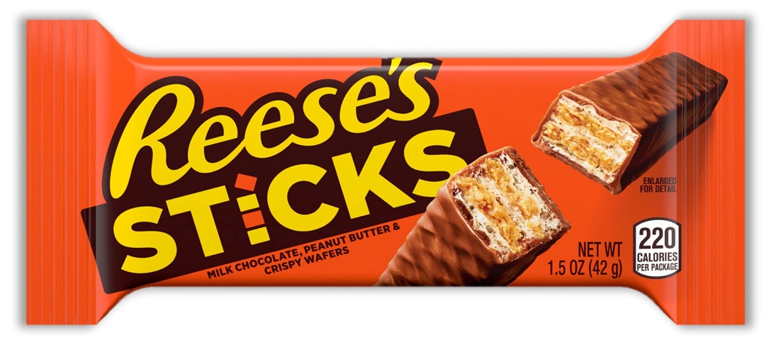 REESE'S Chocolate and Peanut Butter Wafer Sticks