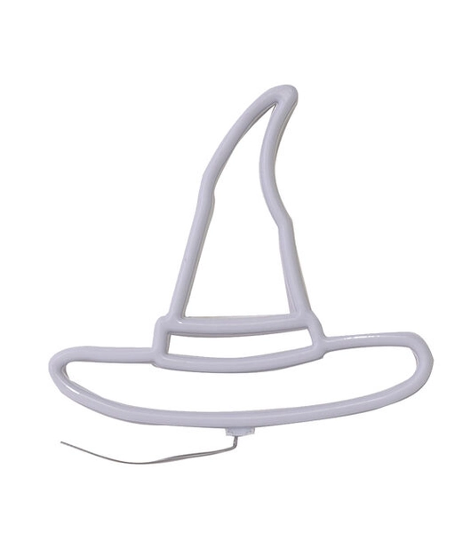 Halloween LED Witch Hat Sign by Place and Time