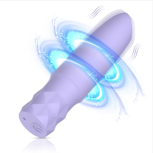 Waterproof 10 Modes Quiet Powerful Handheld Electric Bullet Tool，Bullet Massage Rod Travel Portable Silicone Massage Ball for Women，Pleasure Handheld Personal Bullet Tool for Quick Relaxation LPC2905 - Light Purple