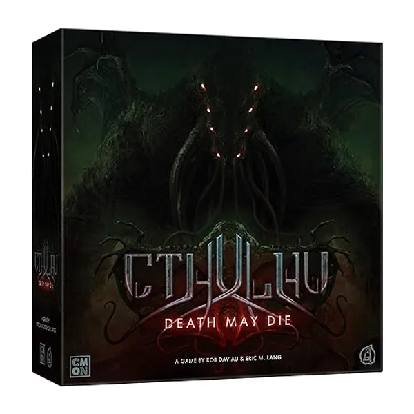 CMON | Cthulhu: Death May Die | Miniatures Board Game | Ages 14 Plus | 1-5 Players | 90-120 Minutes Playing Time