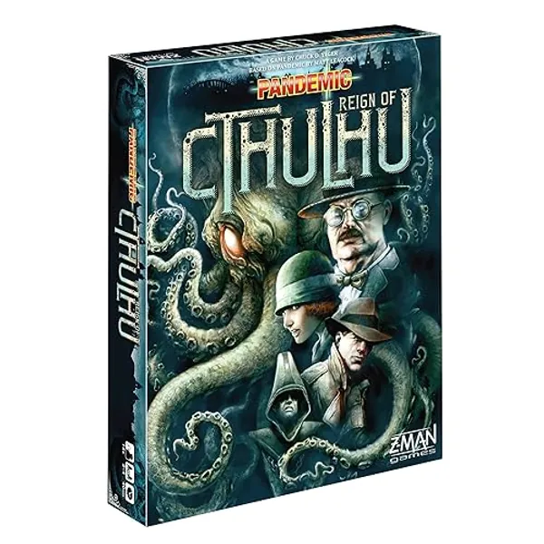 Z-Man Games | Pandemic Reign of Cthulhu | Board Game | Ages 14+ | For 2 to 4 Players | 40 Minutes Playing Time - 1. Standalone Game - Pandemic: Reign of Cthulhu
