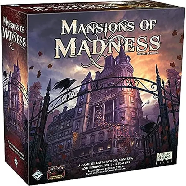 Fantasy Flight Games| Mansions of Madness Second Edition, Board Game, Ages 14+, 1-5 Players, 120-180 Minute Playing Time - Mansion of Madness 2nd Edition - Base Game