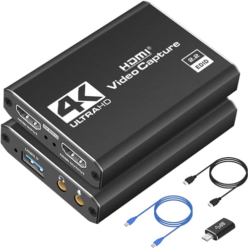 4K HDMI Capture Card for Streaming