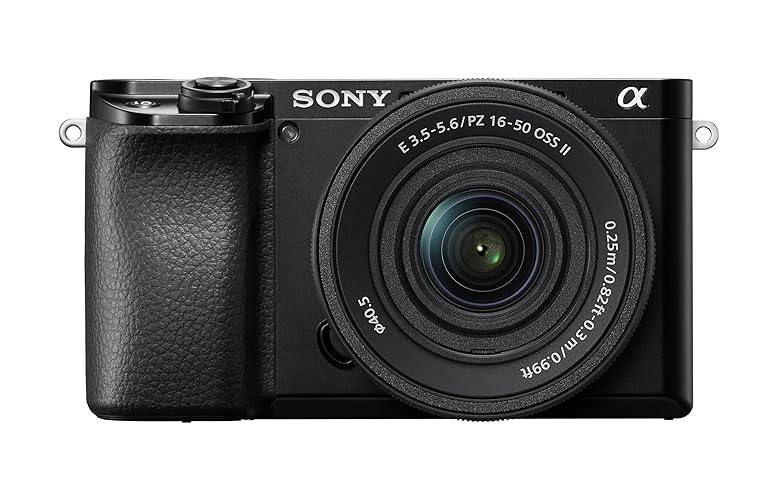 Sony Alpha 6100 | APS-C Mirrorless Camera with Sony 16-50 mm f/3.5-5.6 Power Zoom Lens (Fast 0.02s Autofocus, Eye Tracking Autofocus for Human and Animal, 4K Movie Recording and Flip Screen) - ILCE6100AKB - ILCE6100AKB CEC