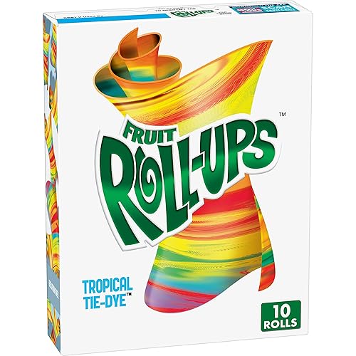 Betty Crocker Fruit Roll ups TROPICAL TIE DYE 141g