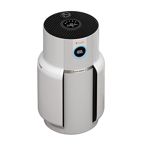 Shark NeverChange5 Air Purifier MAX for Home, Large Room Coverage 130sqm, 5-Year HEPA Filter Traps 99.97% of Allergens including Dust, Pollen, Pet Dander, Auto Mode, Quiet, LED Display, White HP300UK - 130sqm Coverage