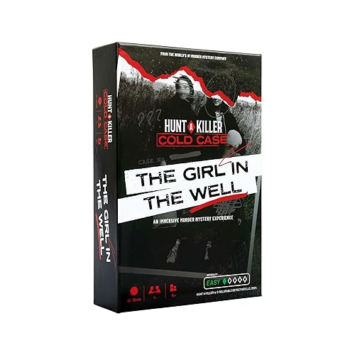 Hunt A Killer: Cold Case: Girl in The Well, Murder Mystery Board Game for 2 Players, Ages 14+