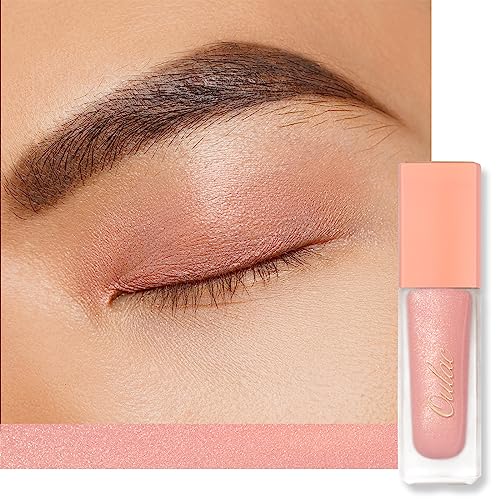 Oulac Liquid Eyeshadow Satin Finish - Multi-Use Pink Eyeshadow Primer & Liquid Blush | Blendable Smooth Eye Make-up, Crease-Resistant, Non-Greasy, Vegan, Cruelty-Free, Starfish (SA04) - Starfish (SA04)