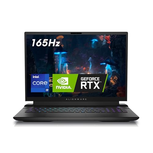 Alienware M18 R2 Gaming Laptop - 18 QHD+ 165Hz 3ms Display, Intel Core i9-14900HX, 32GB DDR5 RAM, 1TB SSD, NVIDIA GeForce RTX 4080 12 GB GDDR6, Windows 11 Home, Onsite Service - Dark Metallic Moon - Core i9-14900HX - 32 GB - 18.0 QHD+ - RTX 4080