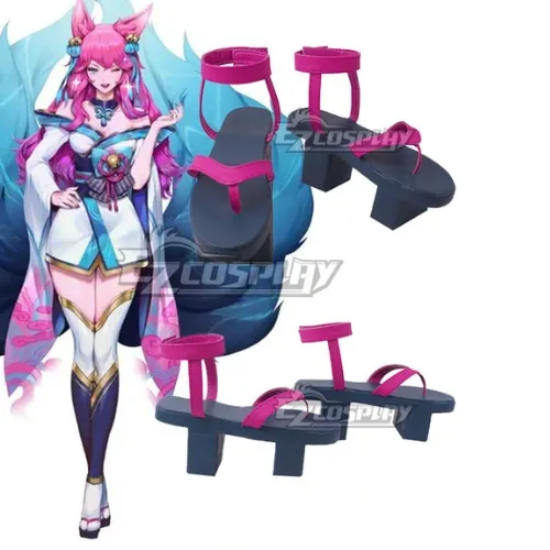 Ahri spirit blossom Cosplay Shoes