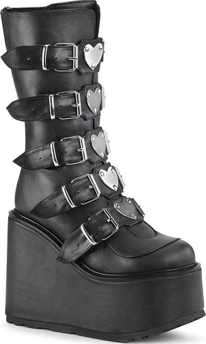 SWING-230 [Black] | PLATFORM BOOTS [IN STOCK] | US 07 [WOMENS]