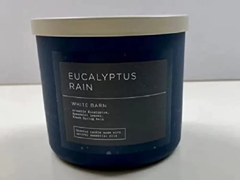 Bath and Body Works Eucalyptus Rain 3-Wick Candle 14.5 oz / 411 g