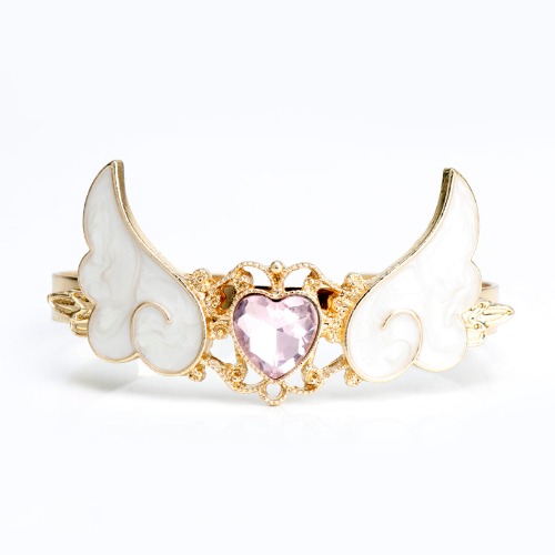 Magical Winged Cuff Bracelet - Light Purple