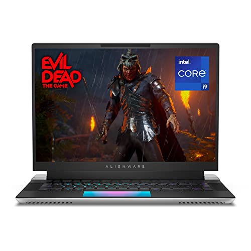 Alienware X16 R1 Gaming Laptop - 16-inch QHD+ 240Hz Display, Intel Core i9-13900HK, 32GB LPDDR5 RAM, 1TB SSD, NVIDIA GeForce RTX 4080 12GB GDDR6, Windows 11 Home - Lunar Silver - Core i9-13900HK - 32 GB - 16.0 inch - RTX 4080