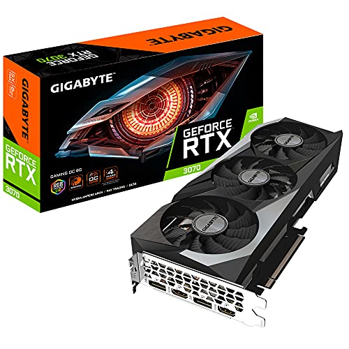 GIGABYTE GeForce RTX 3070 Gaming OC 8G (rev. 2.0) NVIDIA 8 Go GDDR6 Noir - Unique