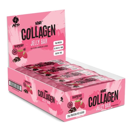 ATP Science Noway Collagen Jelly Bar Raspberry Box of 12 x 60g