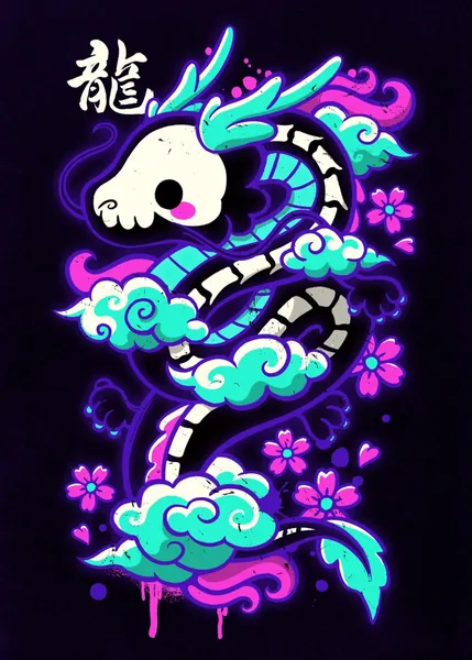 Cyber ghost dragon