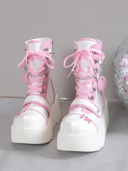 Women's Fashionable Wedge Heel & Thick Platform Ankle Boots