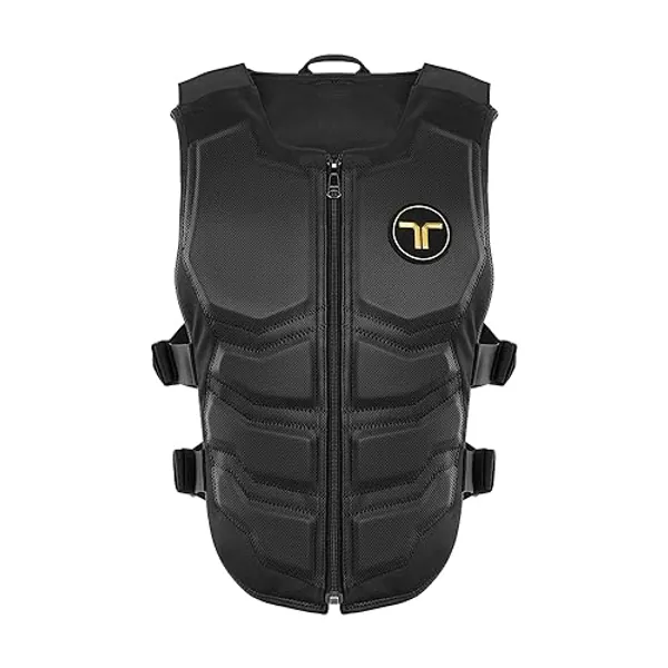 bHaptics TactSuit X40 - Immersive Haptic Vest for VR Gaming with 40 Feedback Motors, Supports Meta Quest, PS VR2, Steam VR, Audio-to-Haptics, Bluetooth & Wired Connectivity