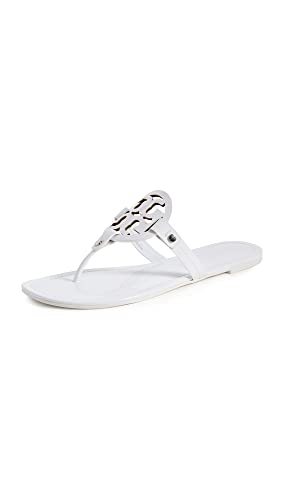 Tory Burch Women's Miller Sandals - 7.5 - Optical White