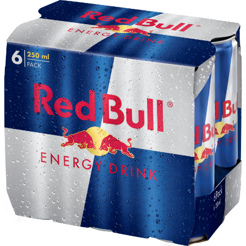 Bautura Energizanta Red Bull Energy Drink, 6 x 0.25l