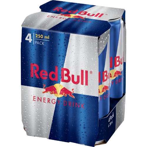Bautura Energizanta Red Bull Energy Drink, 4 x 0.25l
