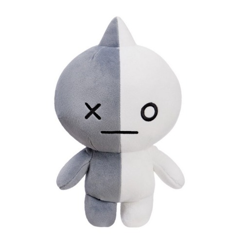 Jucarie de plus, BT21, Model- Van, 30 cm, Alb/Gri